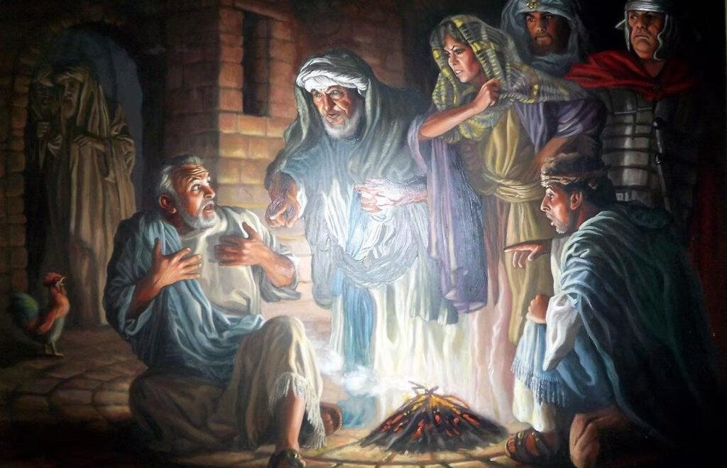 Perter Denies Jesus